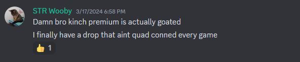 Review from a Kinch Premium user